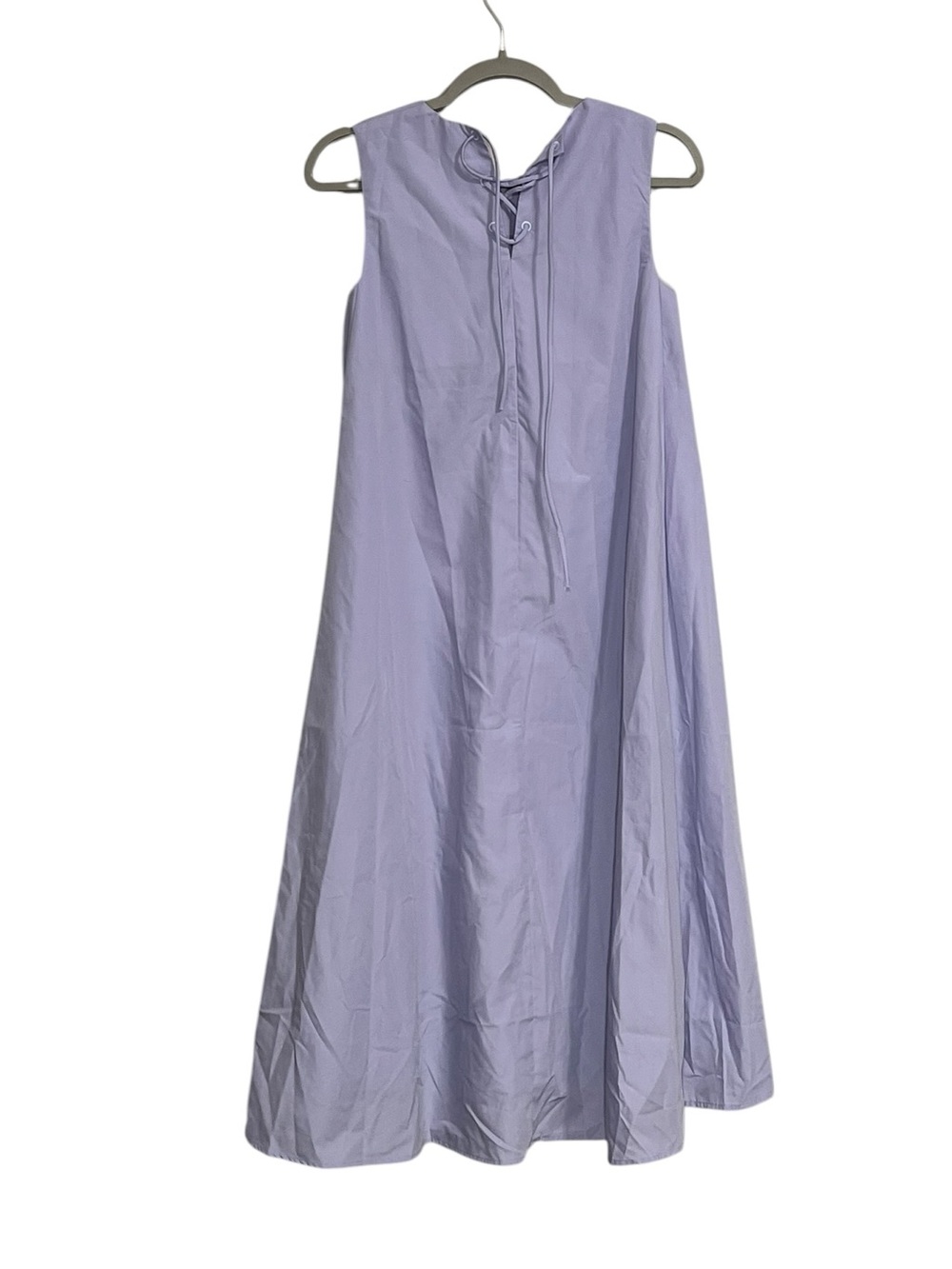 Basement Online dress SP Lavender light purple Sleeveless A-Line cotton blend - Picture 4 of 7